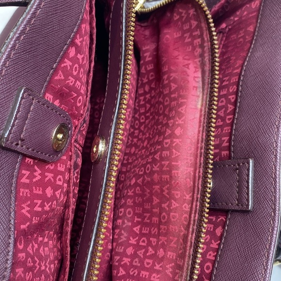 Kate Spade Deep Red Satchel - Picture 11 of 15